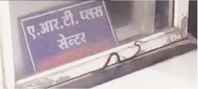 एमवाय अस्पताल के ओपीडी में निकला सांप भगाने के लिए कर्मचारी