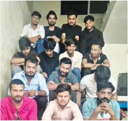 भोलाराम उस्ताद मार्ग क्षेत्र में पुलिस का देर रात विशेष चेकिंग अभियान, 11 धराए