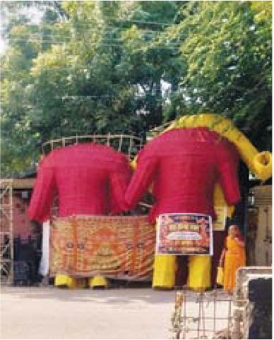 रेडीमेड रावण के लिए पुतले होने लगे तैयार